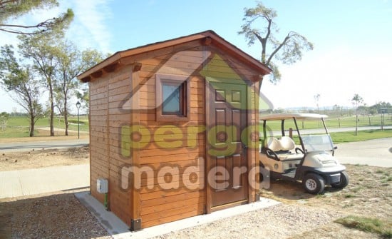 Caseta de madera golf la moraleja en Madrid