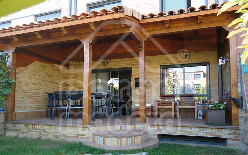 porches de madera clasicos